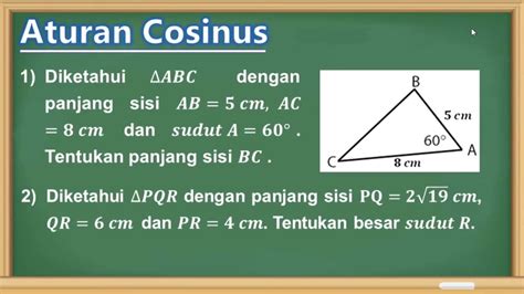 Contoh Soal Cosinus pada Trigonometri
