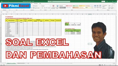 Contoh Soal Excel 2007
