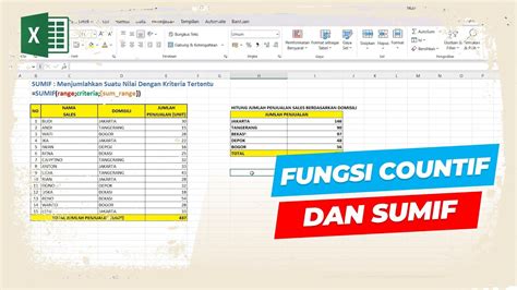 Contoh Soal Excel Countif Dan Sumif