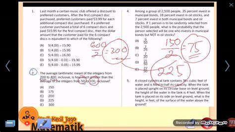 Contoh Soal Gmat Shopee