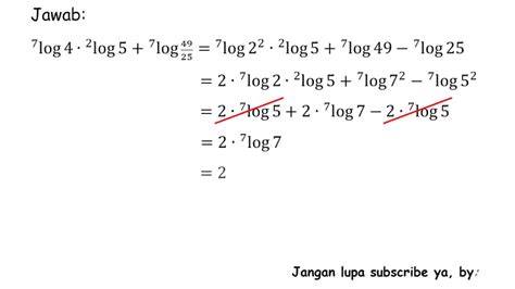 Contoh Soal Logaritma