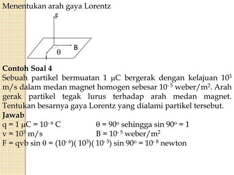 Contoh Soal Lorentz
