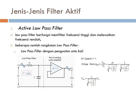 Contoh Soal Low Pass Filter