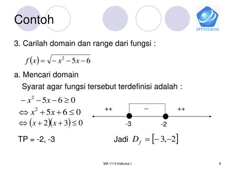 Contoh Soal Mencari Domain Dan Range