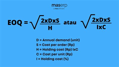 Contoh Soal Metode Eoq