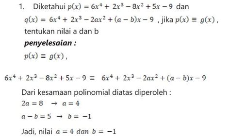 Contoh Soal Regresi Polinomial