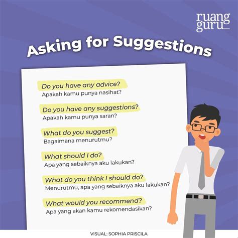 Contoh Soal Suggestion and Offer serta Jawabannya dalam Bahasa Indonesia