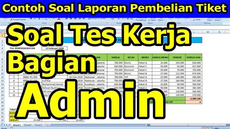 Contoh Soal Tes Database