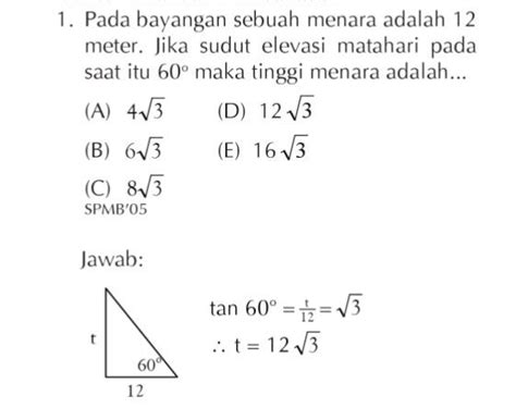 Contoh Soal Trigonometri