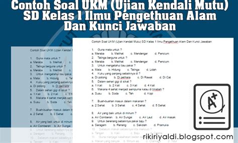 Contoh Soal Ukm