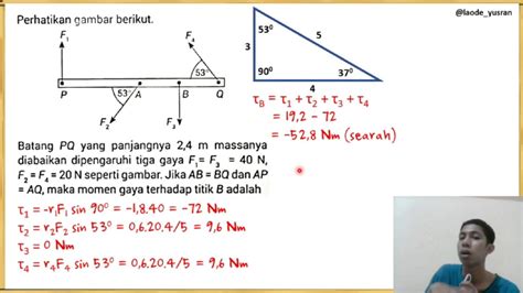 Contoh Soal tentang Momen Gaya