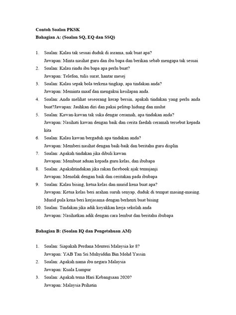 Contoh Soalan Mcqueen