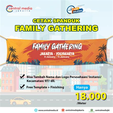 Contoh Spanduk Outing Perusahaan