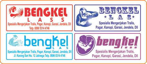 Contoh Stiker Bengkel Las