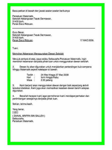 Contoh Surat Rasmi Email Icon