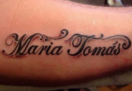 Contoh Tato Tulisan
