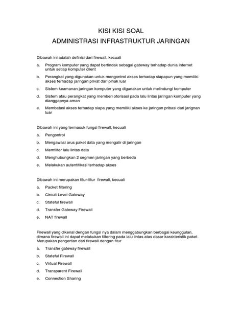 Contoh Tes Daya Ingat