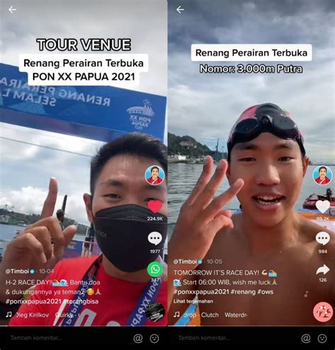 Contoh Video Kreatif Atlet Indonesia di TikTok
