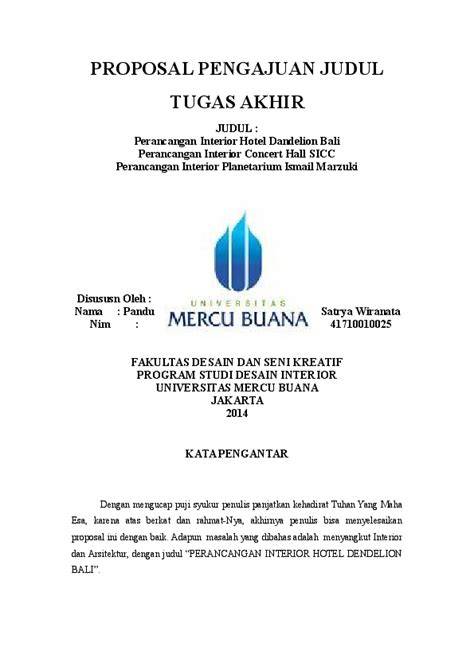 Contoh judul proposal