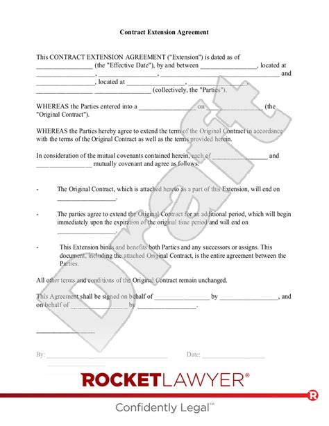 Contract Duration and Extension