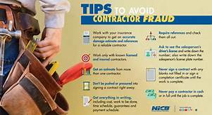 Contractor Scams and Fraudulent Schemes
