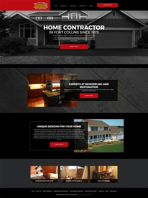 Contractor Website Template