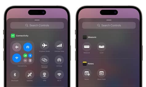 Control Center and App Icons