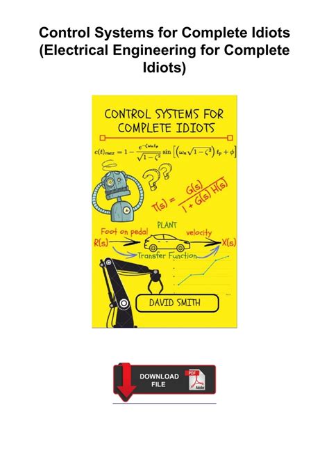 Control Systems For Complete Idiots (Electrical Engineering For Complete Idiots)