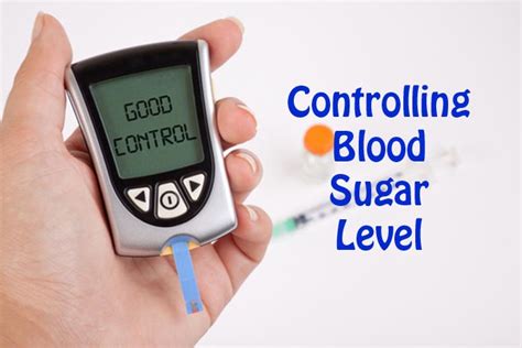 Controlling Blood Sugar