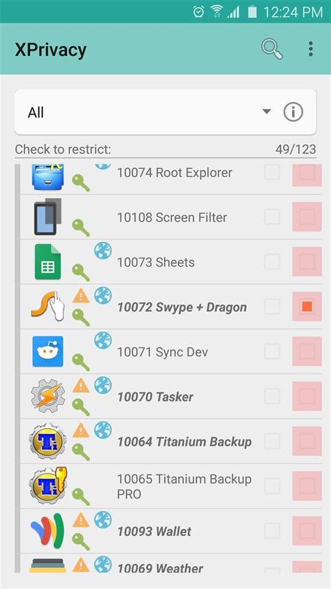 Controlling Permissions using XPrivacy (For Rooted Phones Only)