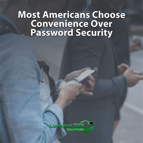 Convenience over security