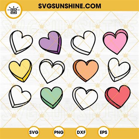 Love On Your Sleeve: Adore-worthy Conversation Heart SVG Designs for Valentine's Day