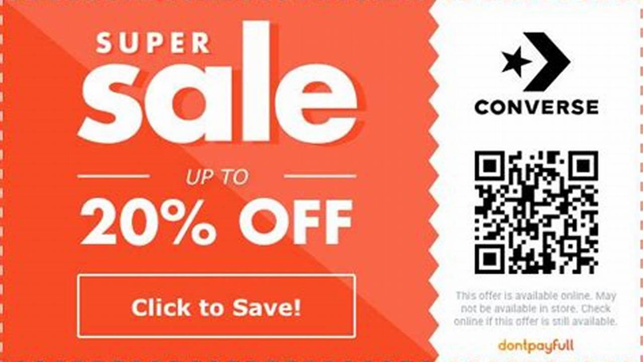 Converse Coupon Code 2024