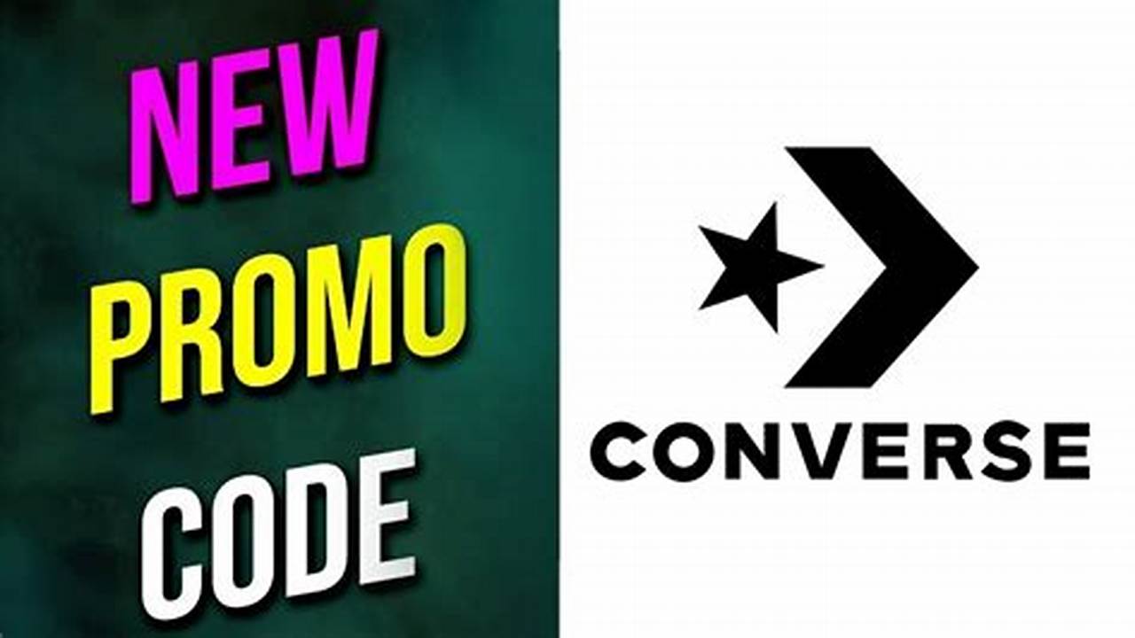 Converse Promo Codes 2024