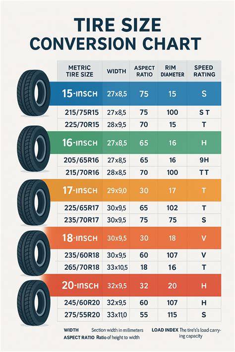 Conversion Chart For Tires