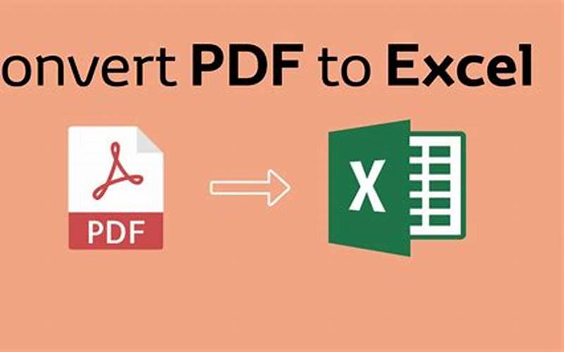 Convert Pdf To Excel