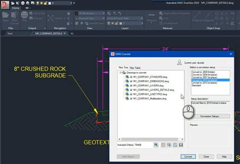 Convert Autocad Drawing To Lower Version