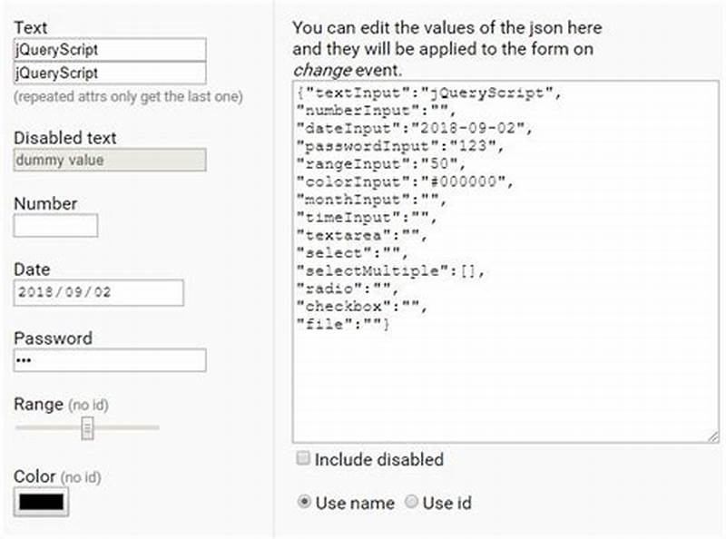 Convert Form Data To Json Object