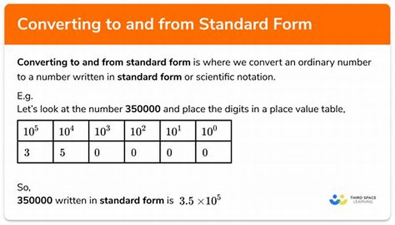 Convert Numbers Into Standard Form Calculator