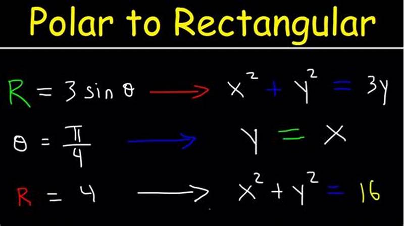 Convert Polar Equation To Rectangular Form
