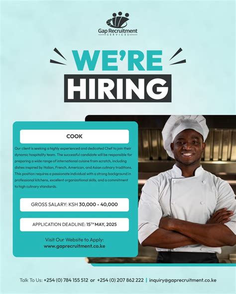 Cook Salary In Kenya