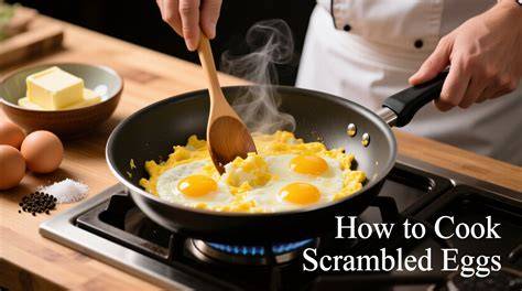 Cook the eggs