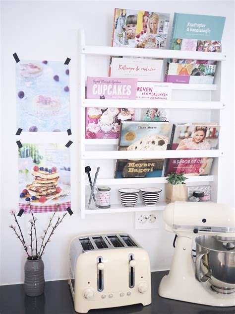Countertop Cookbook Shelf A Simple yet Elegant Way to