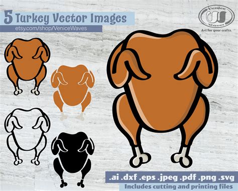 Roasted to Perfection: Top 10 Cooked Turkey SVG Designs to Spruce Up Your Holiday Crafts!