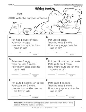 Cookie Clues Worksheet Answers