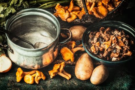 Cooking Mushrooms Forest