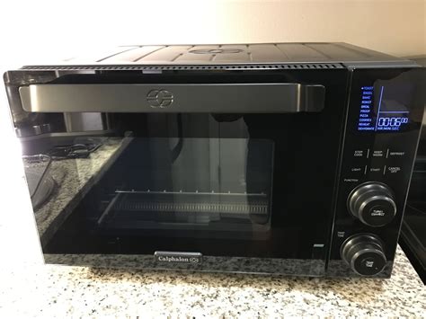 Cooking in the Calphalon Performance Cool Touch Toaster Oven