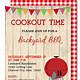 Cookout Invitation Template Free