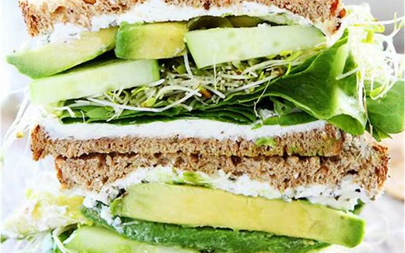 Cool Cucumber And Avocado Sandwich