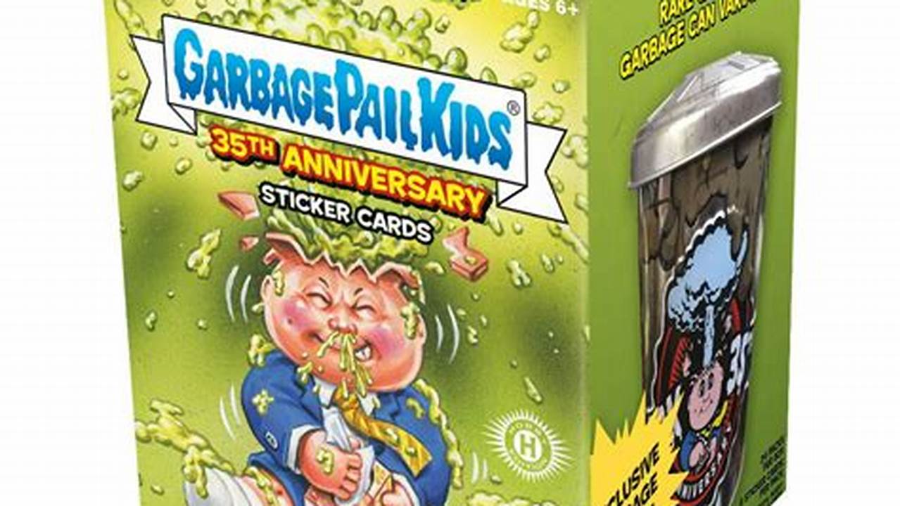 How can we not remember these gross cards. Lol Garbage pail kids